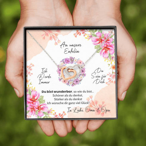 Herz Kette - An unsere Enkelin