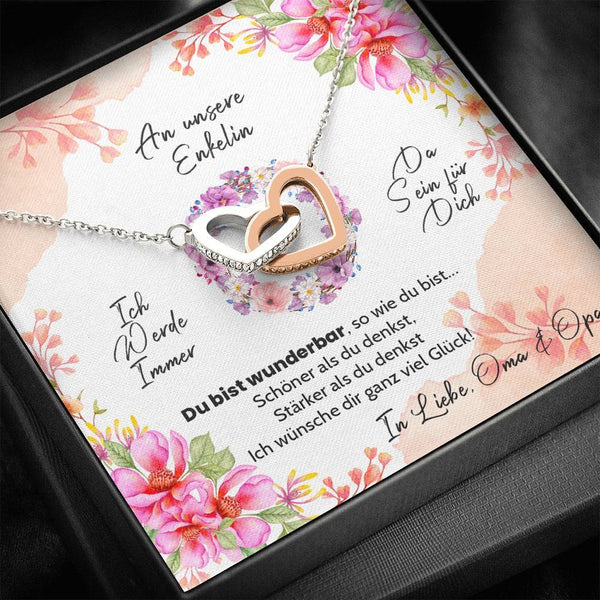 Herz Kette - An unsere Enkelin