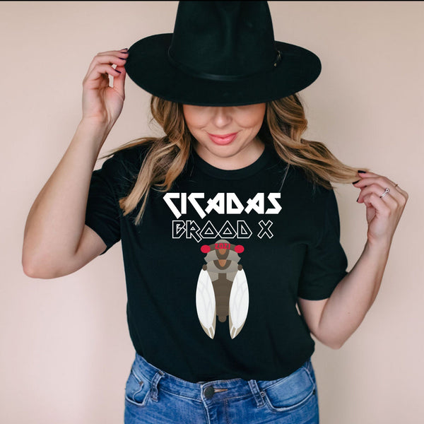 Cicadas Brood X 2021 Eastern USA Tour Entomologist Bug Insect Lover Cicada Entomology 17-year Unisex T-Shirt