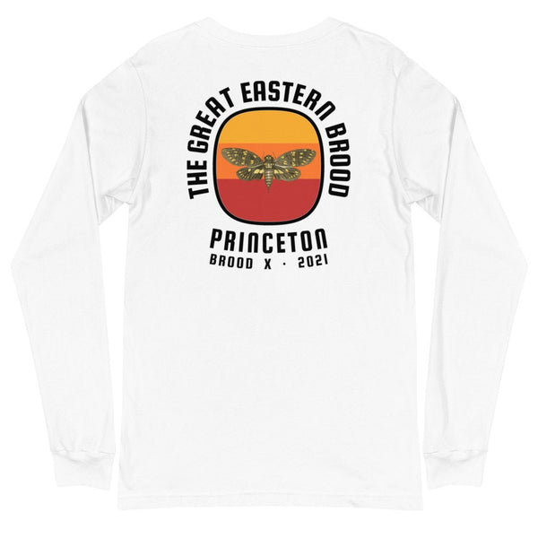 Cicada The Great Eastern Brood Princeton Brood X 2021 Unisex Long Sleeve Tee (Printed on Back)