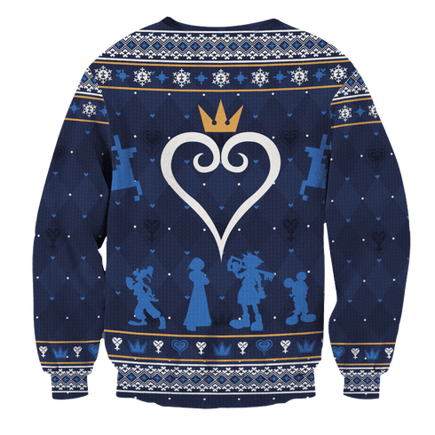 Kingdom Hearts Christmas Unisex Wool Sweater