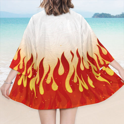 Kyojuro Fire Kimono