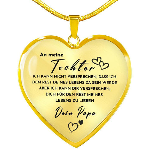 Divesart - Herz Halskette - Für meine Tochter von Papa