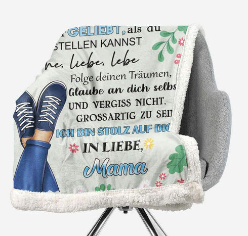 Divesart - Decke von Mutter zu Tochter - "Beste Freunde für immer"