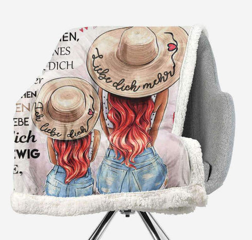 Divesart - Decke von Mutter zu Tochter - "Urlaub mit Mama"