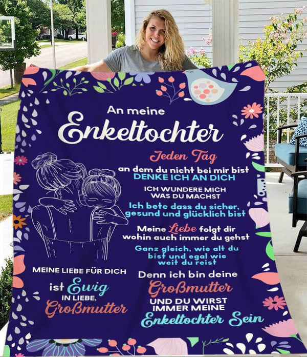 Divesart - Decke von Großmutter zu Enkelin - "Die Schönheit der ewigen Liebe"