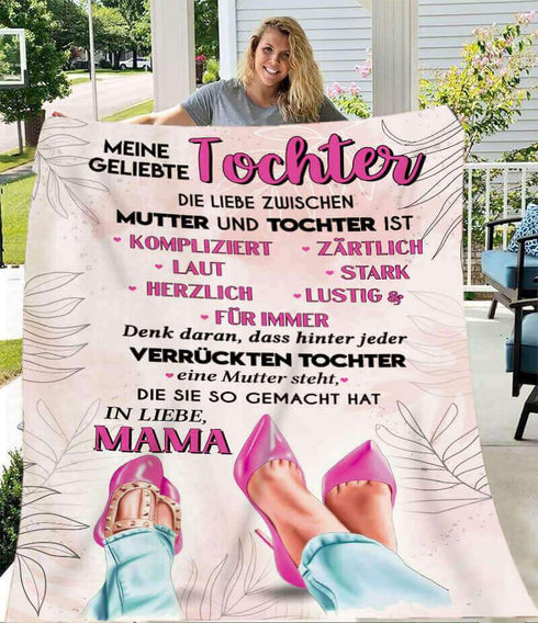 Divesart - Decke von Mutter zu Tochter - "Der Charme der Mädchen"