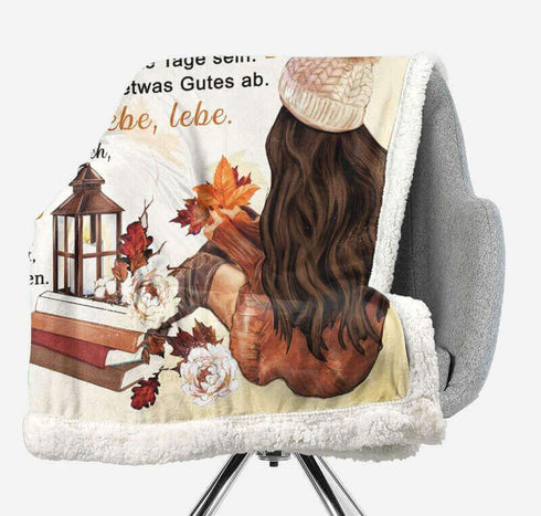 Divesart - Decke von Mutter zu Tochter - "Der Duft des Herbstes"
