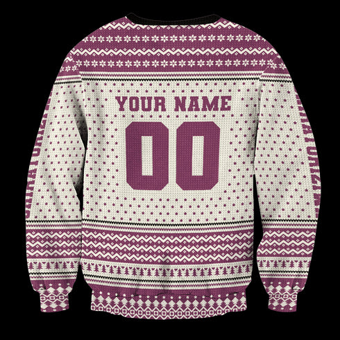 Personalized Team Shiratorizawa Christmas Unisex Wool Sweater