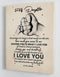 To My Daughter - From Mom - Framed Canvas Gift MD058 - DivesArt LLC