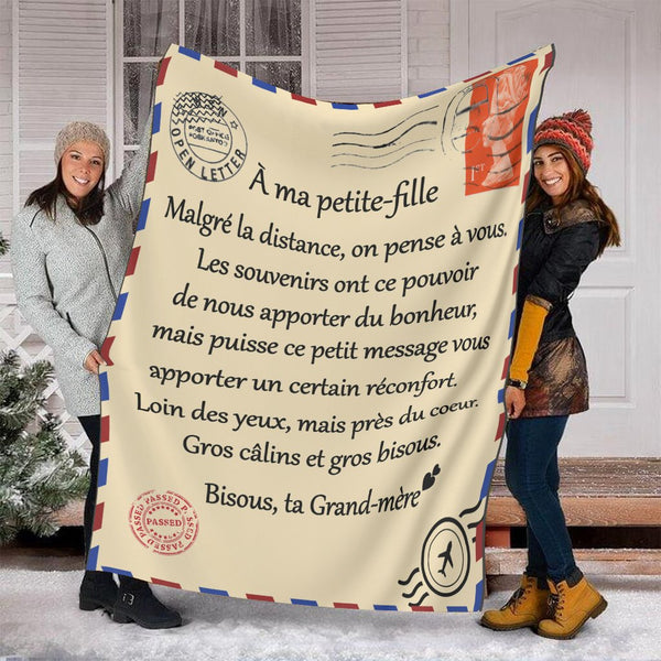 Couverture Personnalisée À Ma Petite Fille