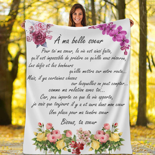 Couverture Personnalisée À Ma Soeur