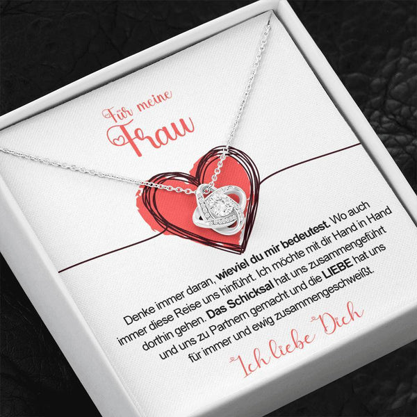 Divesart - Weißgold-Halskette - An meine zukünftige Frau