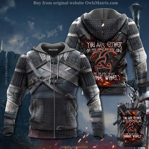 Viking you are either - Hoodie - HOOD01NGA130921